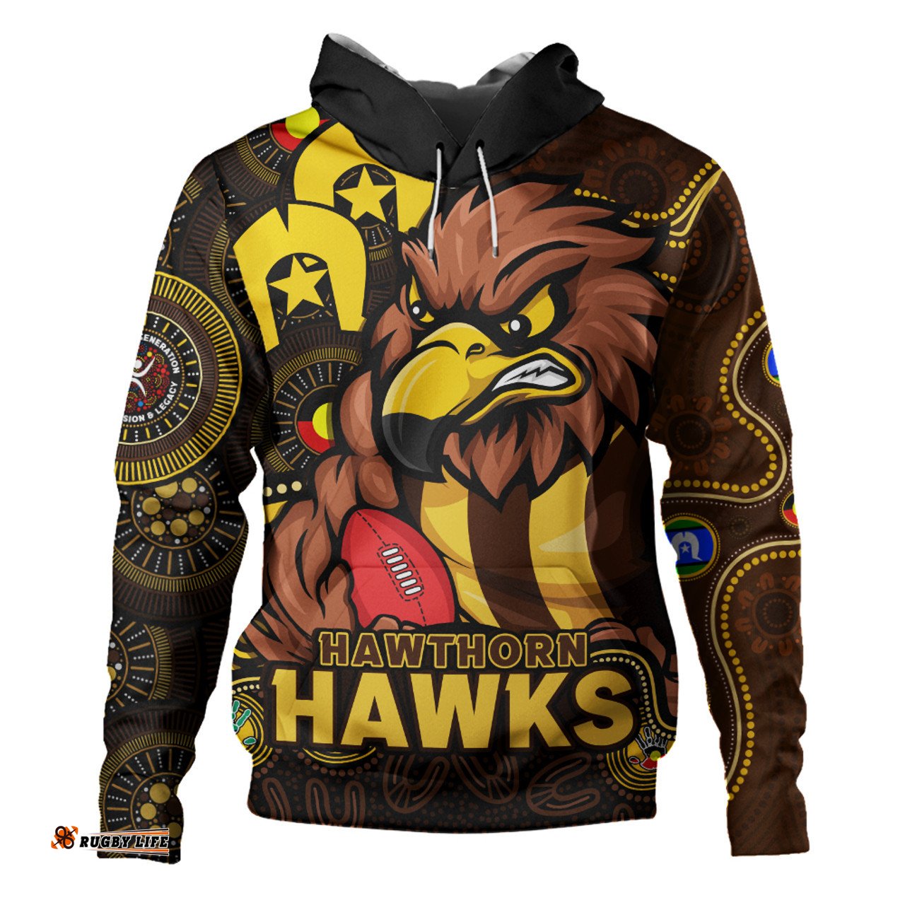 Amazing Aussie Hawthorn NAIDOC Spirit Of Country Hoodie