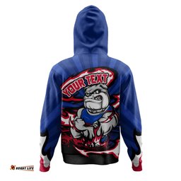 Amazing Aussie Western Bulldogs Premiership Series Flame Edition Hoodie