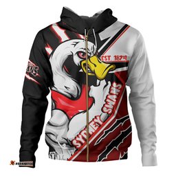 Amazing Aussie Sydney Swans Battlefield Glory Gear Hoodie