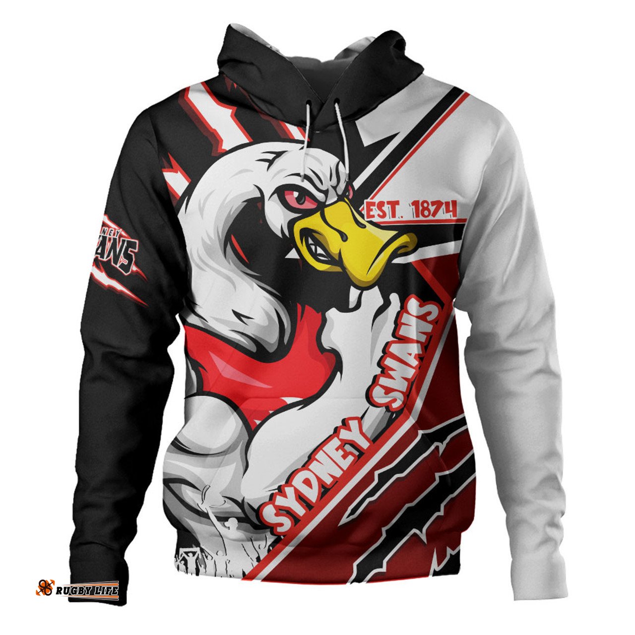 Amazing Aussie Sydney Swans Battlefield Glory Gear Hoodie