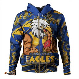 Amazing Aussie West Coast Eagles Blazing Spirit Of Victory Hoodie