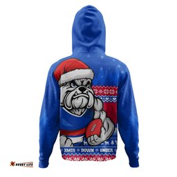 Amazing Aussie Western Bulldogs Merry Christmas Down Under Footy Power Style Hoodie