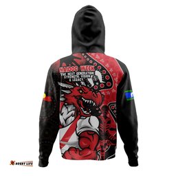 Amazing Aussie St. George Illawarra Dragons NAIDOC Indigenous Warrior Spirit Hoodie