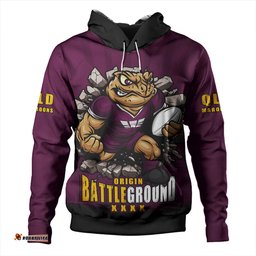 Amazing Aussie Queensland Maroons Dynasty Of Maroons Hoodie