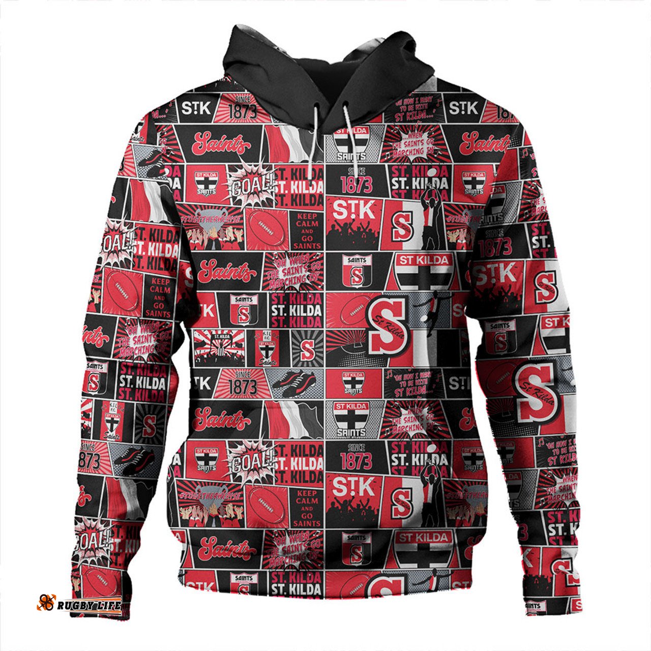 Amazing Aussie St Kilda Legacy Of The Pride Comic Style Hoodie