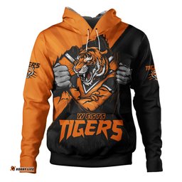Amazing Aussie Wests Tigers Fearless Soul Series Hoodie