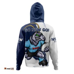 Amazing Aussie New South Wales Blues Battleborn Blues Hoodie