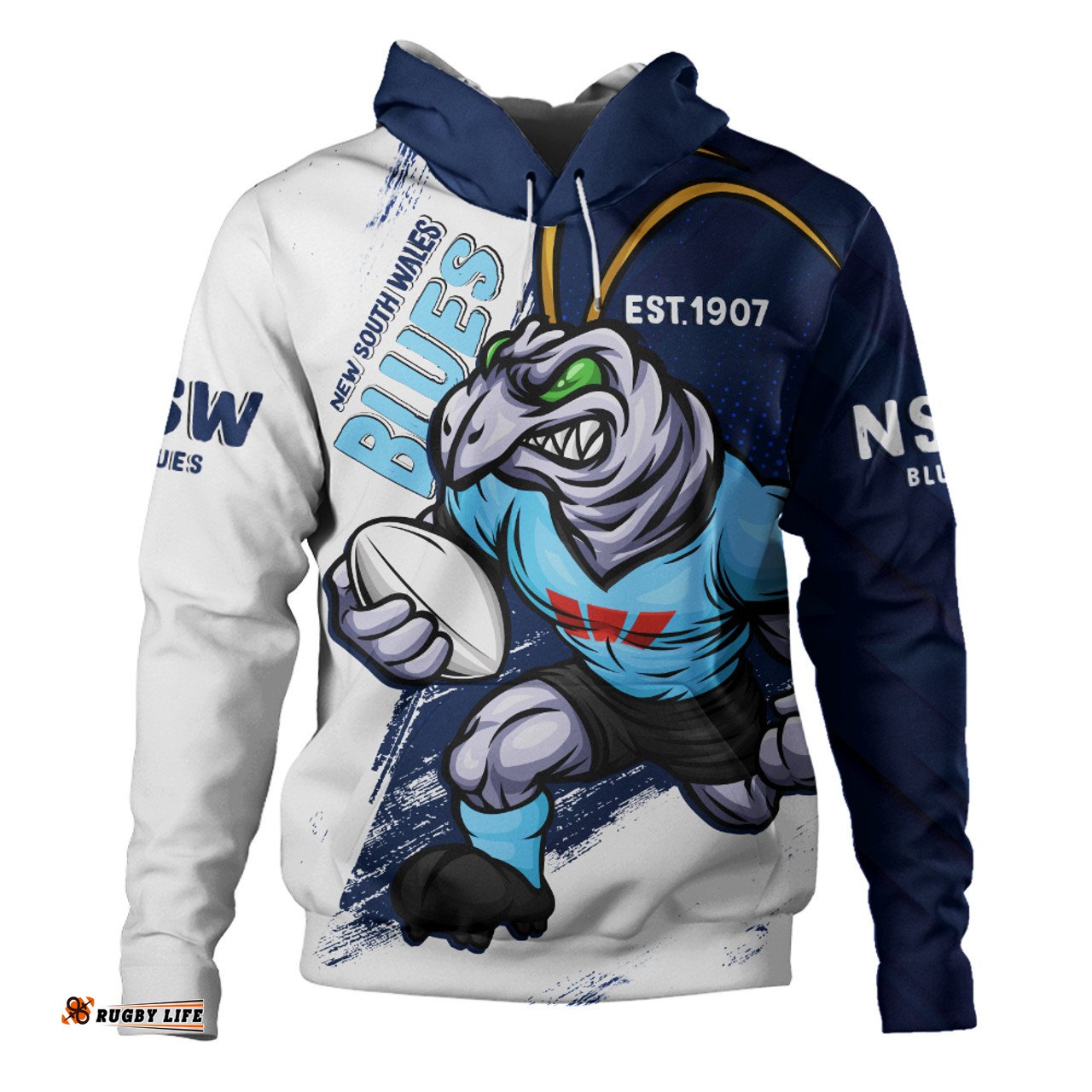 Amazing Aussie New South Wales Blues Battleborn Blues Hoodie