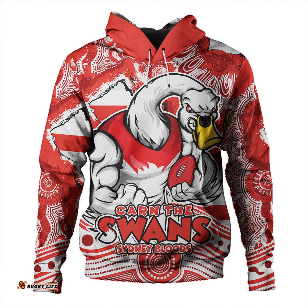 Amazing Aussie Sydney Swans Blazing Spirit Of Victory Hoodie