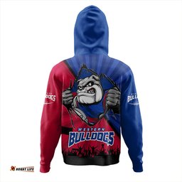 Amazing Aussie Western Bulldogs Breaking Through Fan Design Hoodie