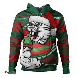 Amazing Aussie South Sydney Rabbitohs Ugly Knit Style For Christmas Game Fans Hoodie