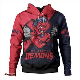 Amazing Aussie Melbourne Breaking Through Fan Design Hoodie