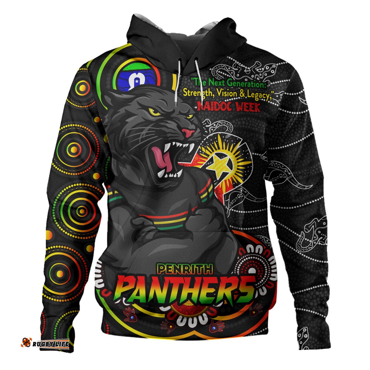 Amazing Aussie Penrith Panthers Spirit Of NAIDOC Series Hoodie