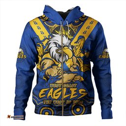 Amazing Aussie West Coast Eagles Ripped Legacy of the Game Hoodie