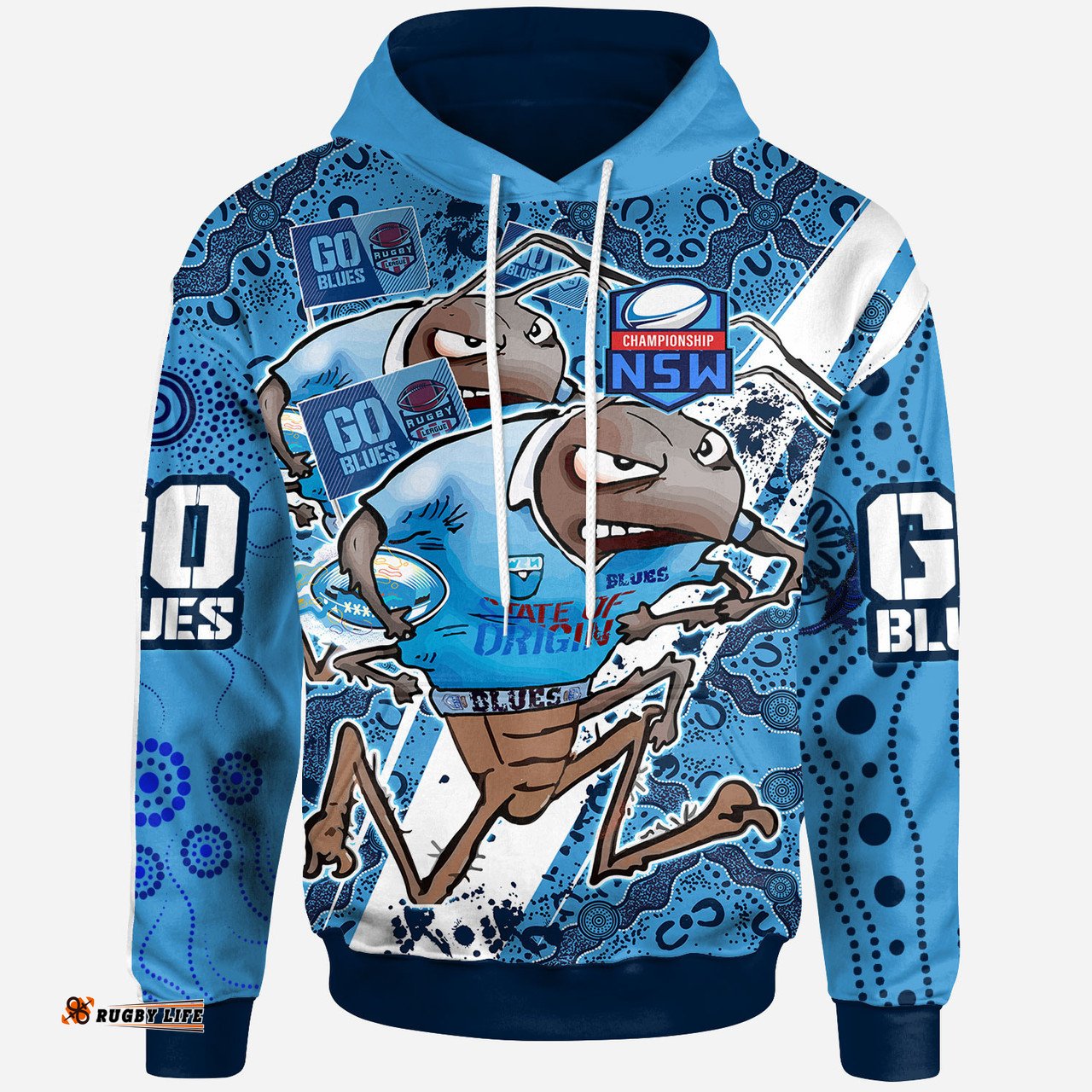 Amazing Aussie Cockroaches League Custom NSW Cockroaches Super Cockroaches League With Culture Hoodie