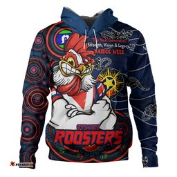 Amazing Aussie Sydney Roosters Spirit Of NAIDOC Series Hoodie