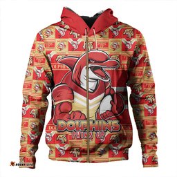 Amazing Aussie Redcliffe Dolphins Champion s Pride Comic Style Hoodie