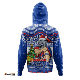 Amazing Aussie Newcastle Knights Aussie Ugly Christmas For Die Hard Fan Supporters Hoodie