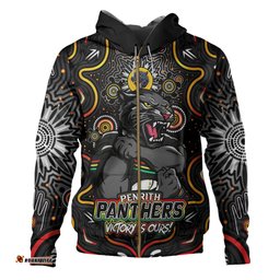 Amazing Aussie Penrith Panthers Aboriginal Pattern Inspired Victory Is Ours Hoodie