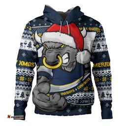 Amazing Aussie North Queensland Cowboys Ugly Knit Style For Christmas Game Fans Hoodie