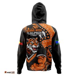 Amazing Aussie Wests Tigers NAIDOC Indigenous Warrior Spirit Hoodie