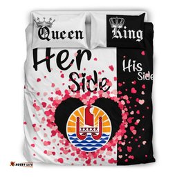 French Polynesia Bedding Set Couple King/Queen Her Side/His Side A7