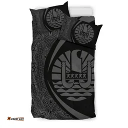 Tahiti Coat Of Arms Polynesian Bedding Set - Circle Style 05 J9