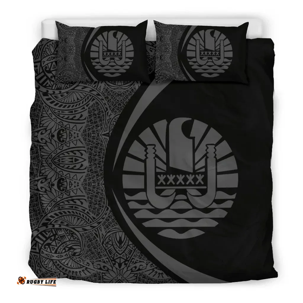 Tahiti Coat Of Arms Polynesian Bedding Set - Circle Style 05 J9