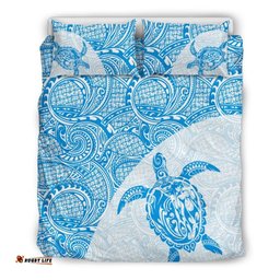 Hawaii Bedding Set, Tribal Turtle Mermaid Duvet Cover And Pillow Case Th0