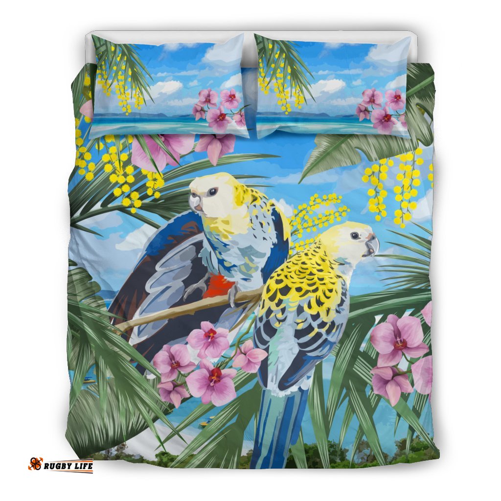 Australia Bedding Sets - Cockatoo Bed Jungle Landscape Art Sets