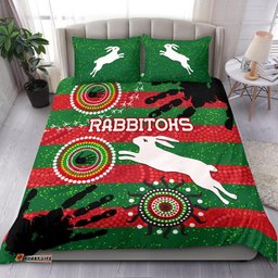 Naidoc Rabbitohs Bedding Set Aboriginal Vibes