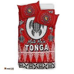 Mate Ma'a Tonga Ngatu Fonu Rugby Bedding Set