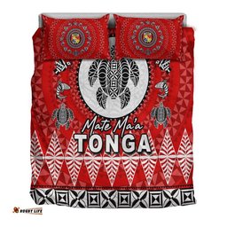 Mate Ma'a Tonga Ngatu Fonu Rugby Bedding Set