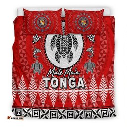 Mate Ma'a Tonga Ngatu Fonu Rugby Bedding Set