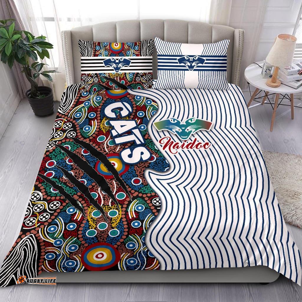 Geelong Naidoc Week Bedding Set Cats Indigenous Version Special