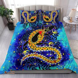 Aboriginal Bedding Set, Indigenous Crocodile