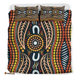 Aboriginal Bedding Set , Indigenous Dot Painting