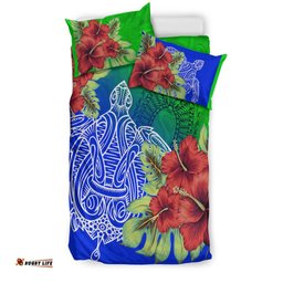 Torres Strait Islanders Bedding Set - Ocean Hibiscus