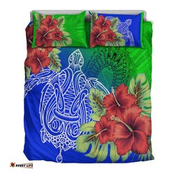 Torres Strait Islanders Bedding Set - Ocean Hibiscus