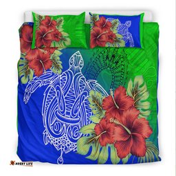 Torres Strait Islanders Bedding Set - Ocean Hibiscus