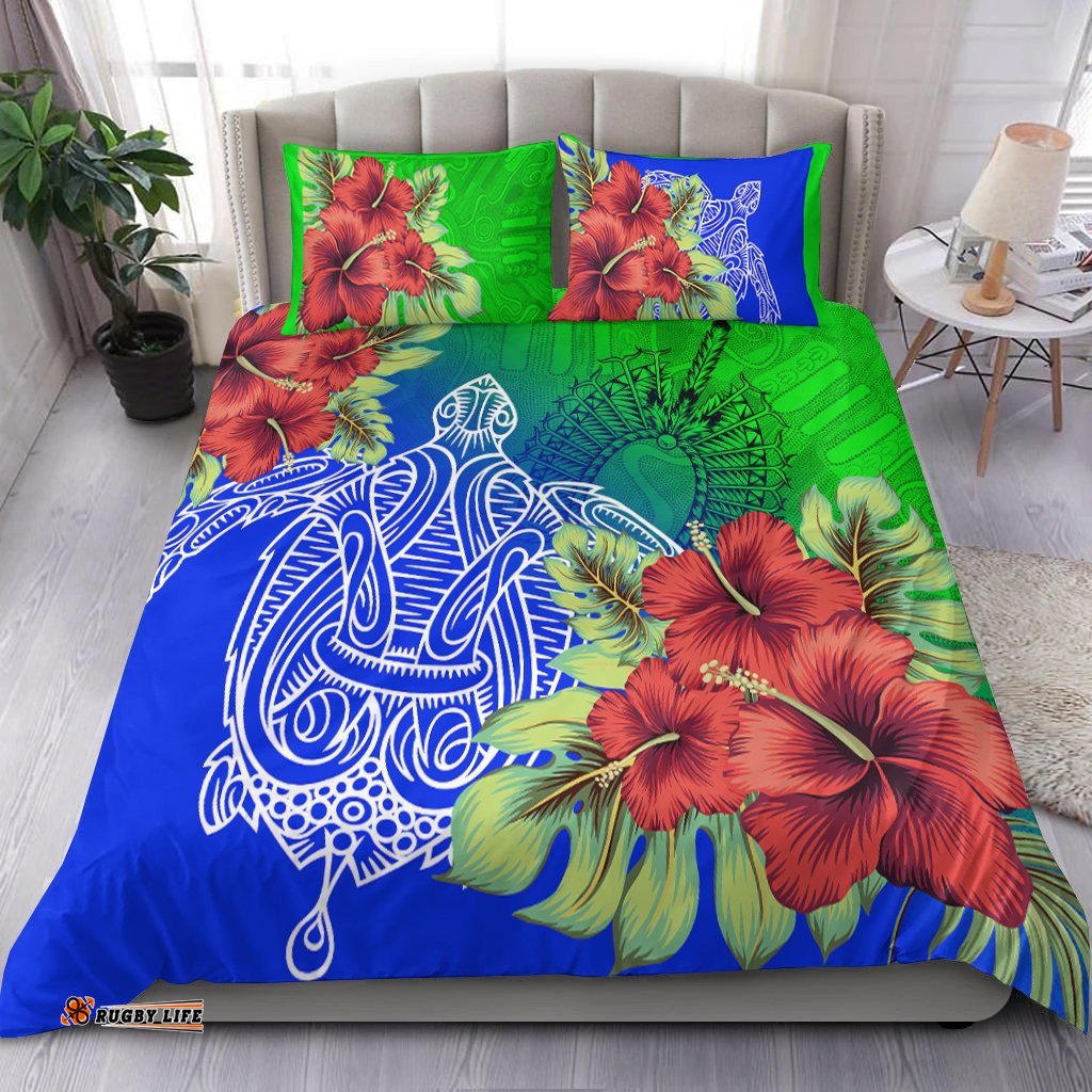 Torres Strait Islanders Bedding Set - Ocean Hibiscus