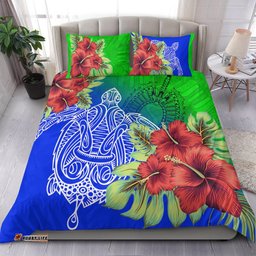Torres Strait Islanders Bedding Set - Ocean Hibiscus