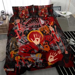 Aboriginal Bedding Set - Indigenous Fish Hand Art