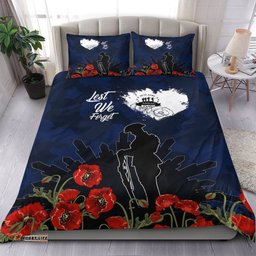 VibeHoodie Bedding Set - Anzac Day Camouflage Lest We Forget Bedding Set