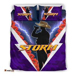 Melbourne Bedding Set Storm Anzacday