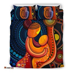 Bedding Set - Aboriginal Mother And Son