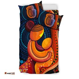 Bedding Set - Aboriginal Mother And Son