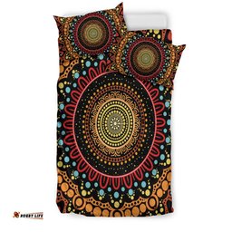 Aboriginal Bedding Set - Aboriginal Style Of Dot Painting