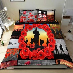 Anzac Bedding Set - Always Remember Australia's Soldiers
