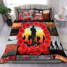 Anzac Bedding Set - Always Remember Australia's Soldiers